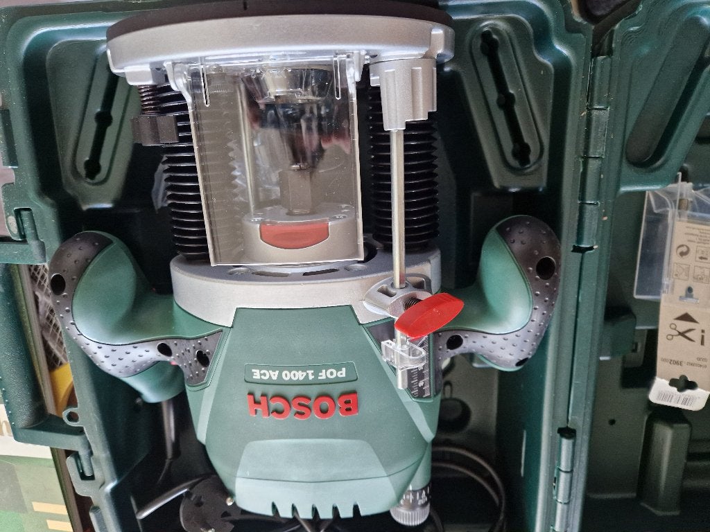 Bosch Bovenfrees POF 1400 ACE - Zo goed als nieuw, Ophalen, Zo goed als nieuw, Bovenfrees, Bosch
