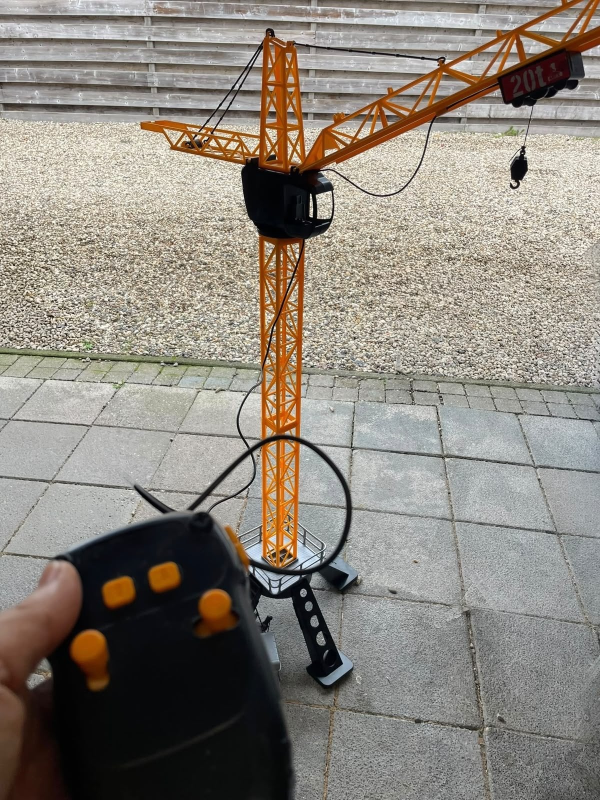 Grote speelgoedkraan met afstandsbediening, Ophalen, Gebruikt, Bouwen