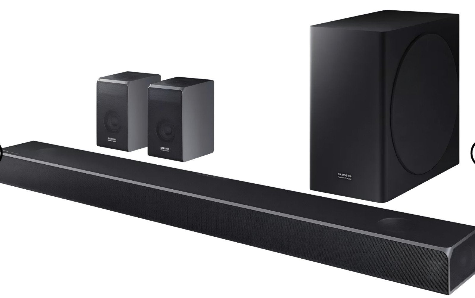 Samsung Soundbar HW-Q90R in goede staat, Audio, Tv en Foto, Ophalen, Bluetooth, Zo goed als nieuw