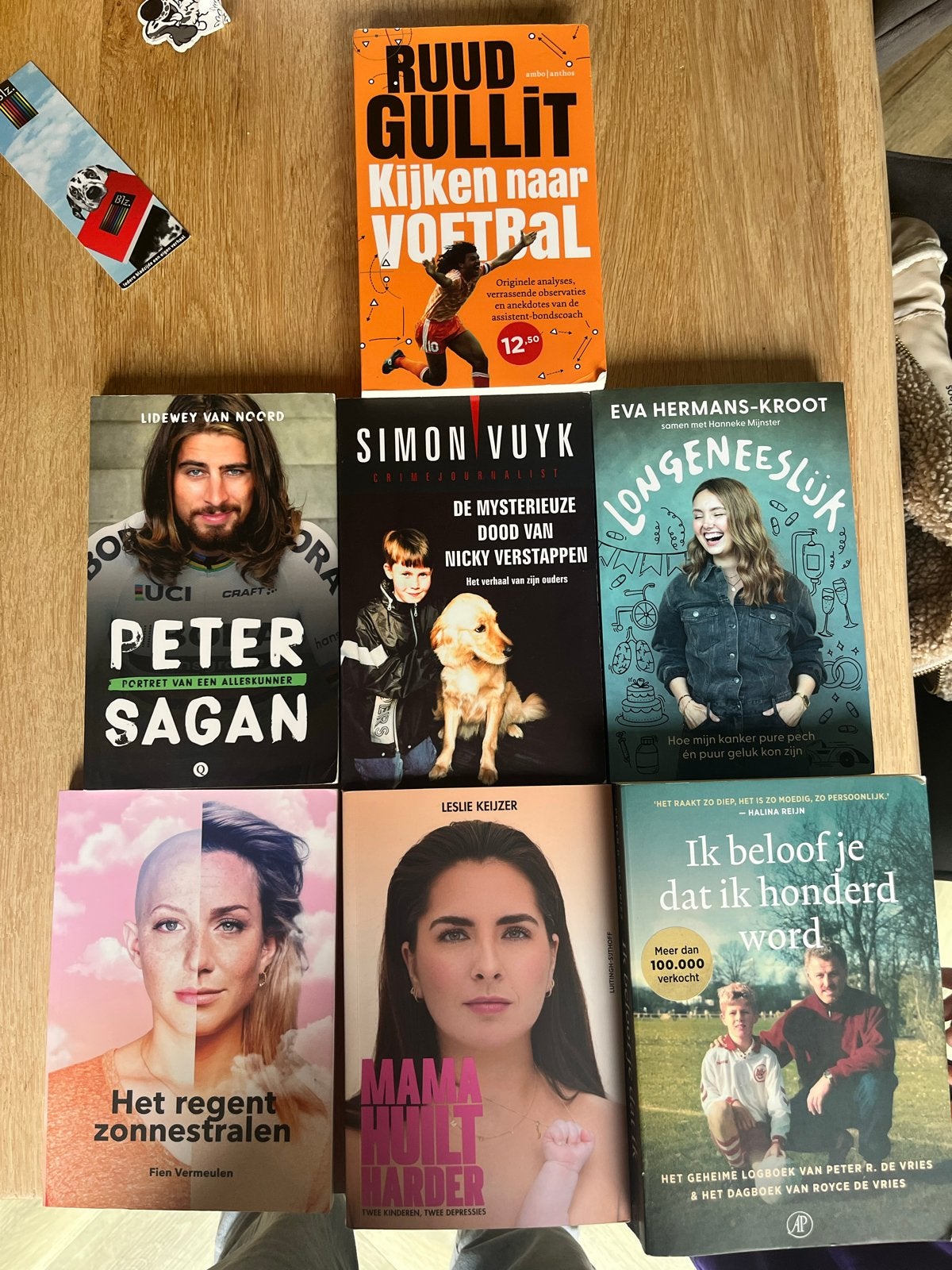Diverse boeken: Ruud Gullit, Peter Sagan, Nicky Verstappen e, Ophalen of Verzenden, Gelezen