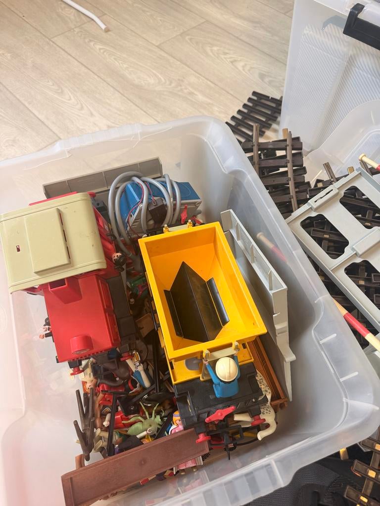 Fisher-Price Speelgoed uit 1986: Trein en Diverse Poppetjes, Ophalen of Verzenden, Gebruikt, Jongen of Meisje