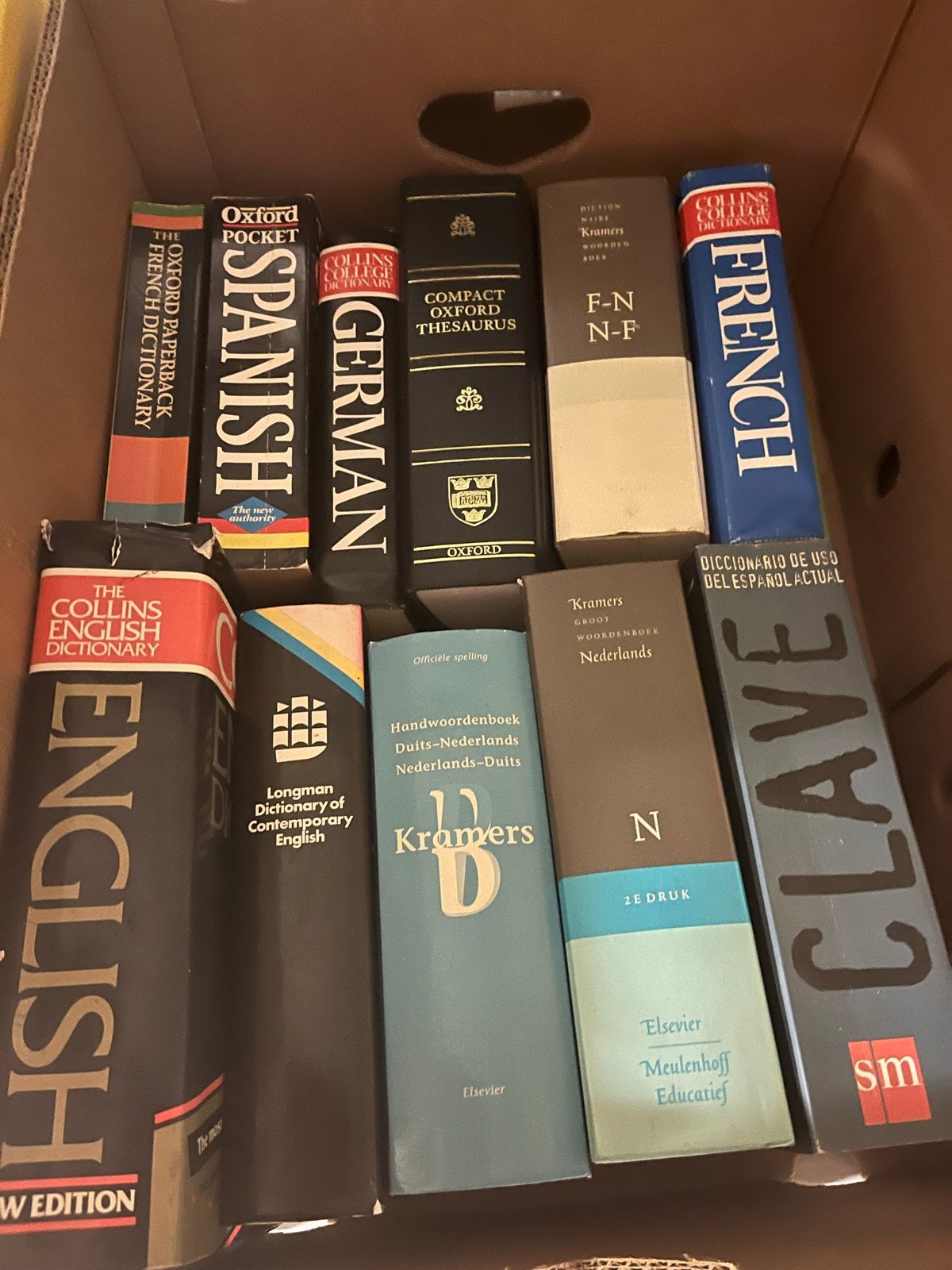 Diverse grote woordenboeken, Ophalen of Verzenden, Gelezen, Kramers, Engels