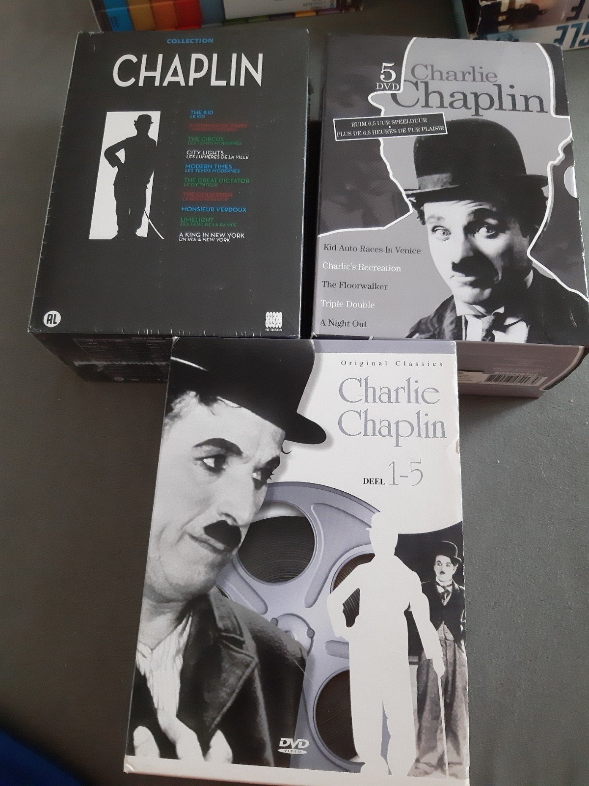 Charlie Chaplin DVD Collectie - Gebruikt, Alle leeftijden, Ophalen of Verzenden, Gebruikt