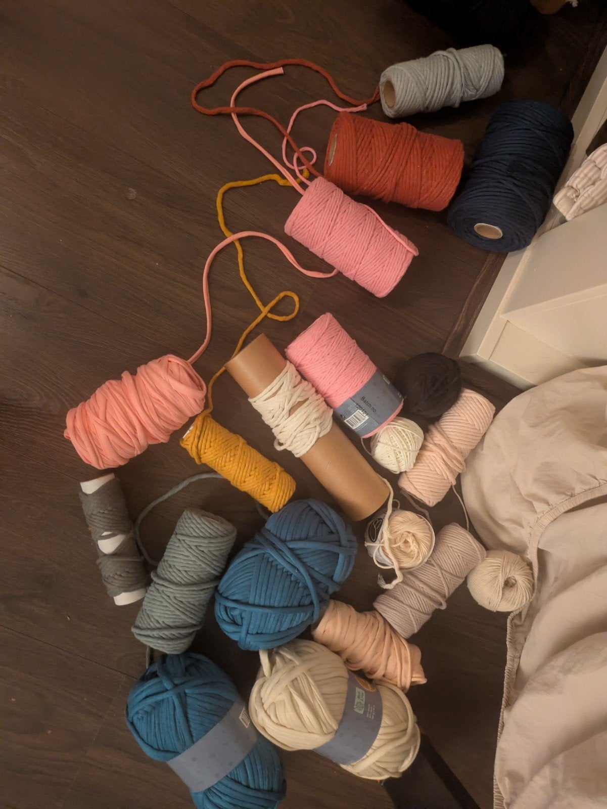 Macrame garen, Hobby en Vrije tijd, Ophalen of Verzenden, Breien of Haken, Wol of Garen