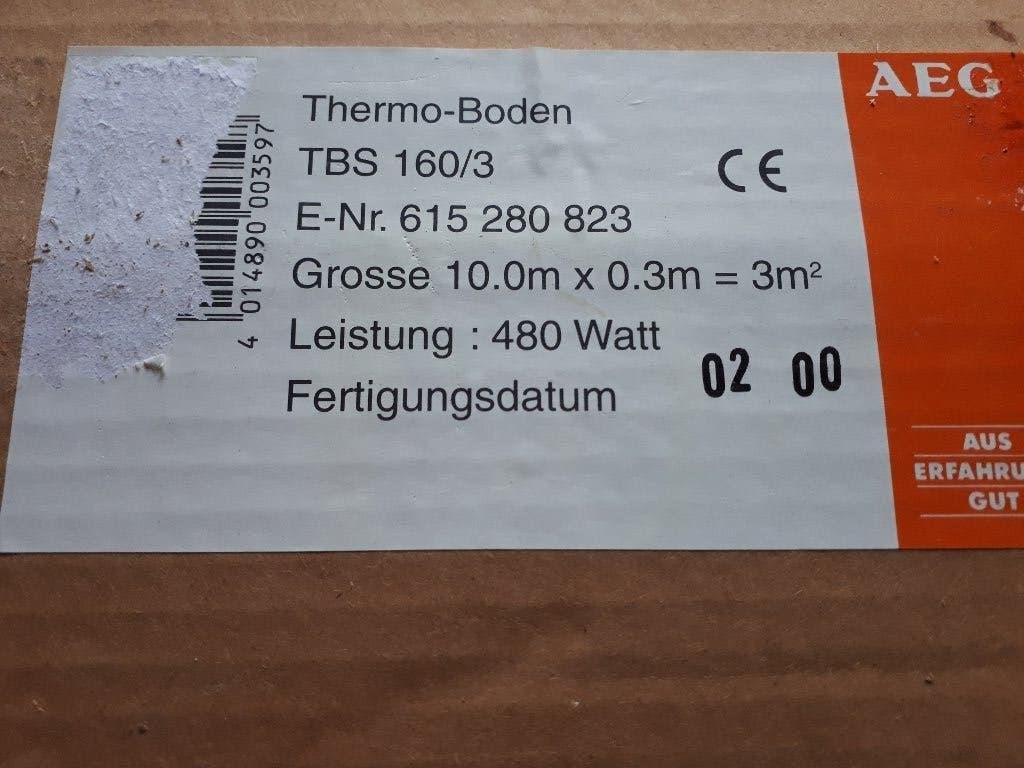 elektrische vloerverwarming, Ophalen, 30 tot 80 cm, Overige typen, Nieuw