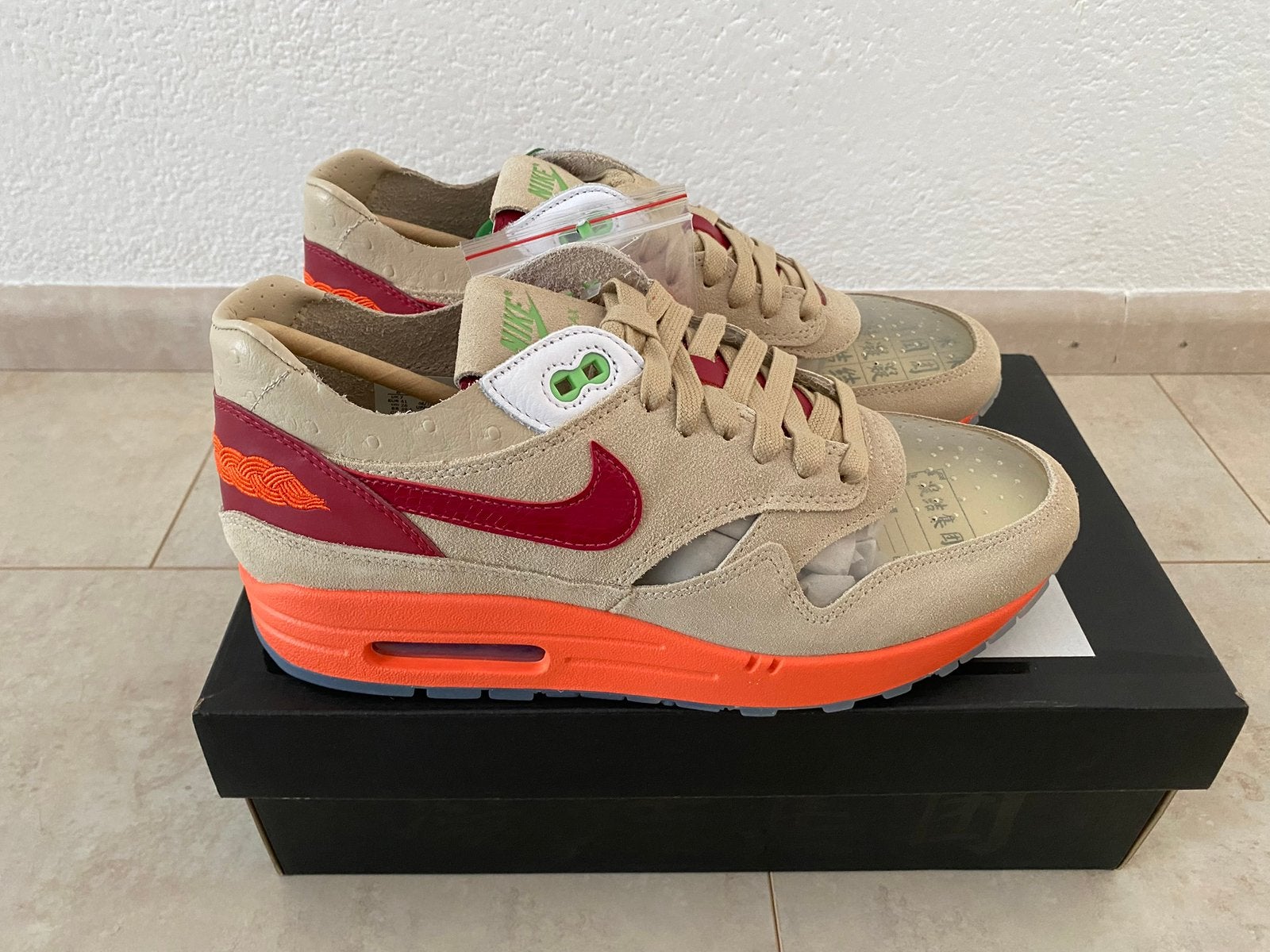 Nike Air Max 1 Clot 2 Maat 41, Overige kleuren, Nieuw, Ophalen of Verzenden, Sneakers of Gympen