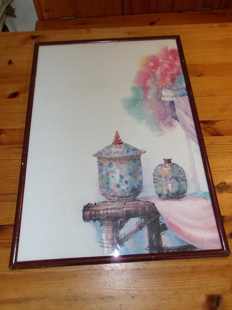 Aquarel / print, Ophalen