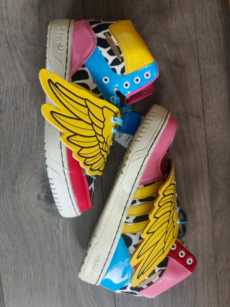Adidas Jeremy Scott Instinct Hi Wings Herenschoenen Maat 43, Ophalen of Verzenden, Zo goed als nieuw, Overige kleuren