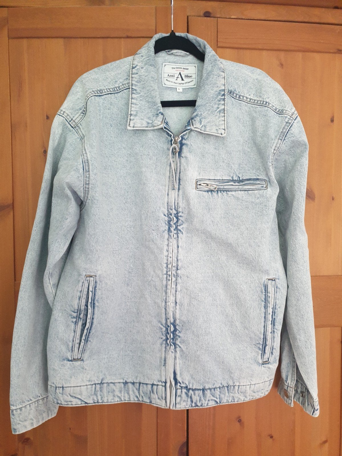 Heren spijkerjack - Anti Blue - Maat L, Kleding | Heren, Jassen | Zomer, Maat 52/54 (L), Blauw, Ophalen of Verzenden, Anti Blue