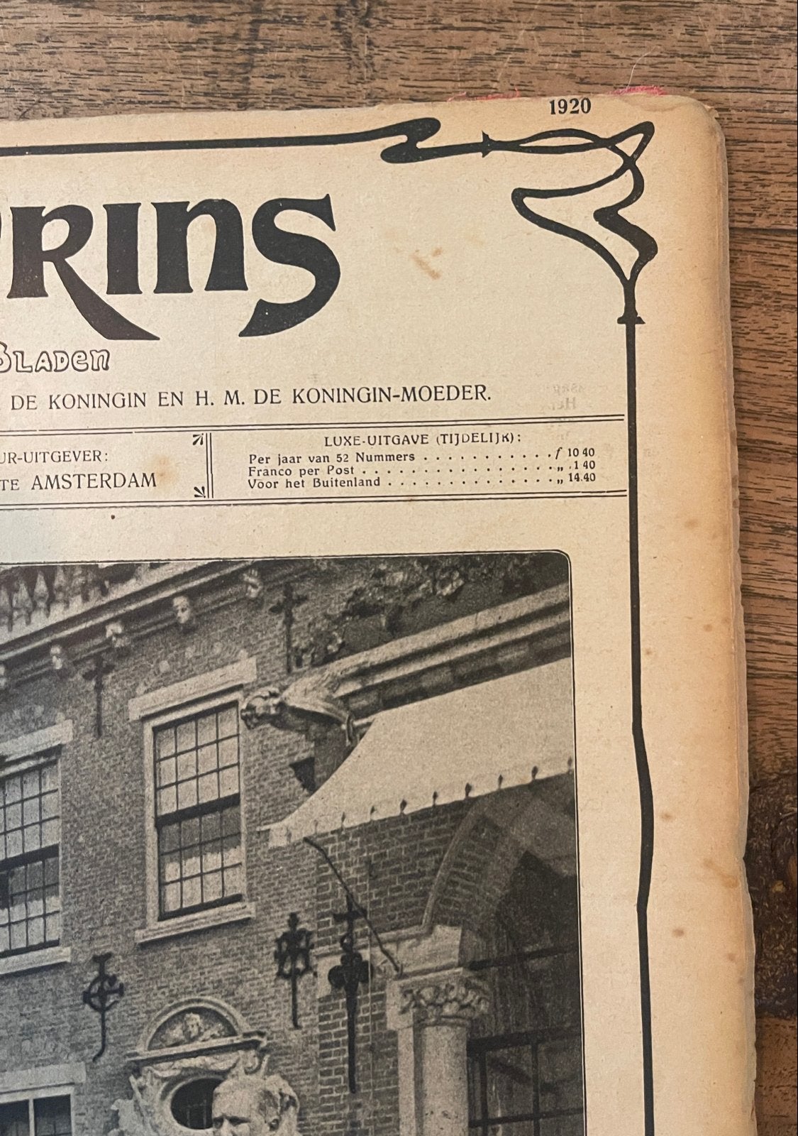 De Prins - Jaargangen 1919 & deels 1920, Ophalen of Verzenden, Gelezen, Overige typen