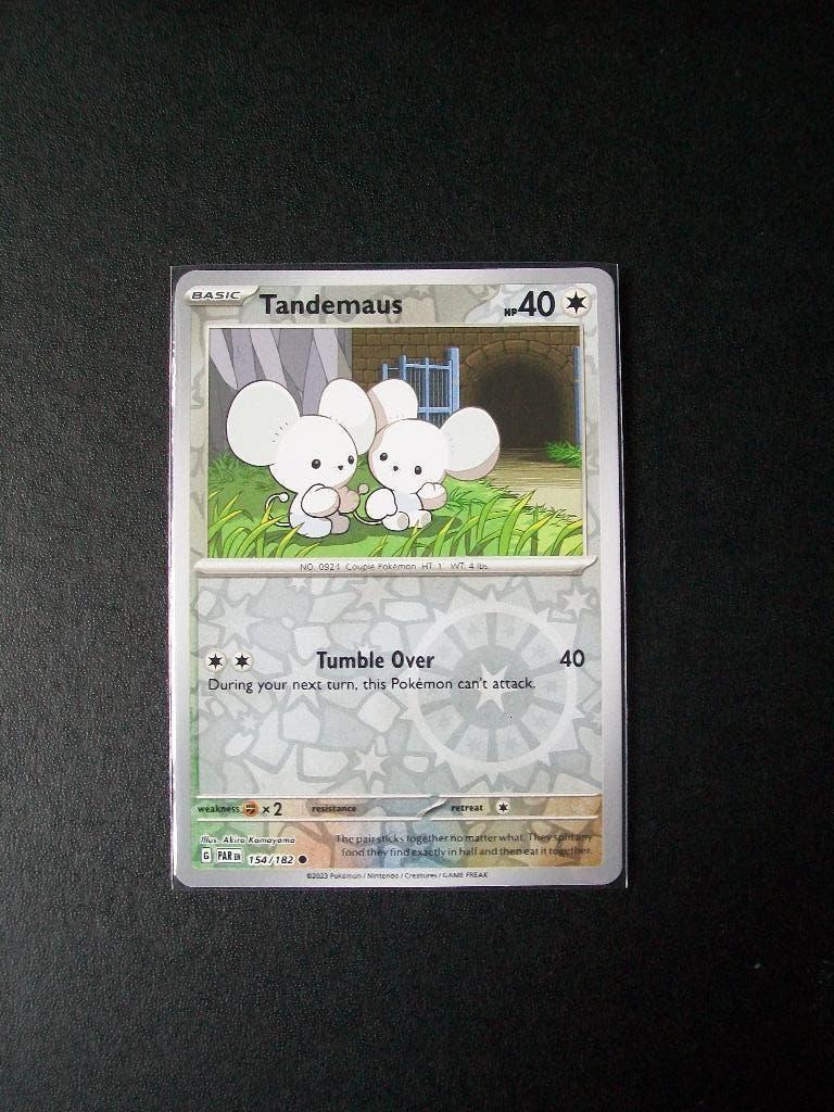 2067: Nieuwe Pokemon Kaart holofoil TANDEMAUS HP60 (154/182), Verzenden, Nieuw, Losse kaart, Foil