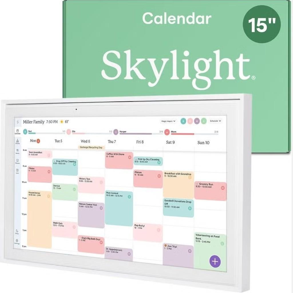 Skylight Calendar 15 inch Smart Touch Screen Display, Ophalen, Zo goed als nieuw, 2 GB of meer, 12 inch of groter