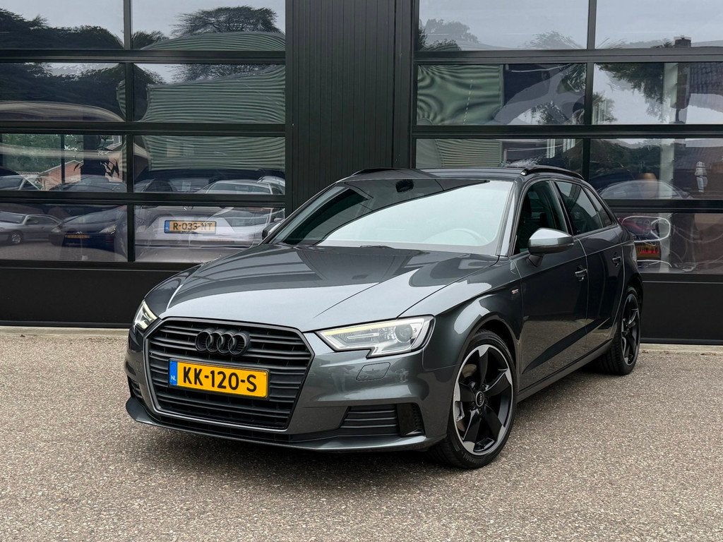 Audi A3 Sportback 2.0 TFSI Sport S-Line Edition LED Carplay, Auto's, Audi, Voorwielaandrijving, Gebruikt, 1984 cc, Leder en Stof