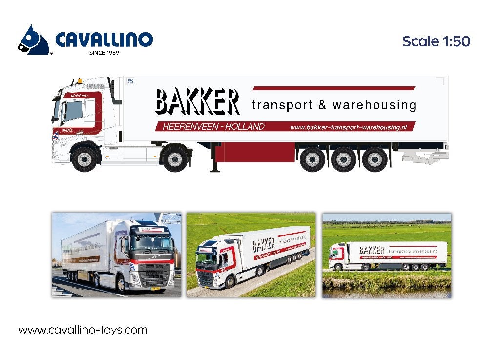 Volvo FH5 Globetrotter met Koeloplegger - Bakker, Ophalen of Verzenden, Nieuw, Bus of Vrachtwagen, Overige merken