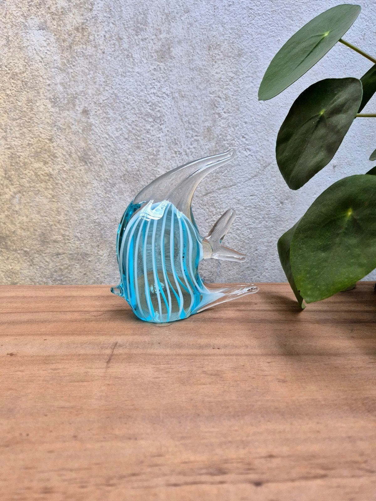Vintage glazen vis / maanvis – Murano stijl, Ophalen of Verzenden