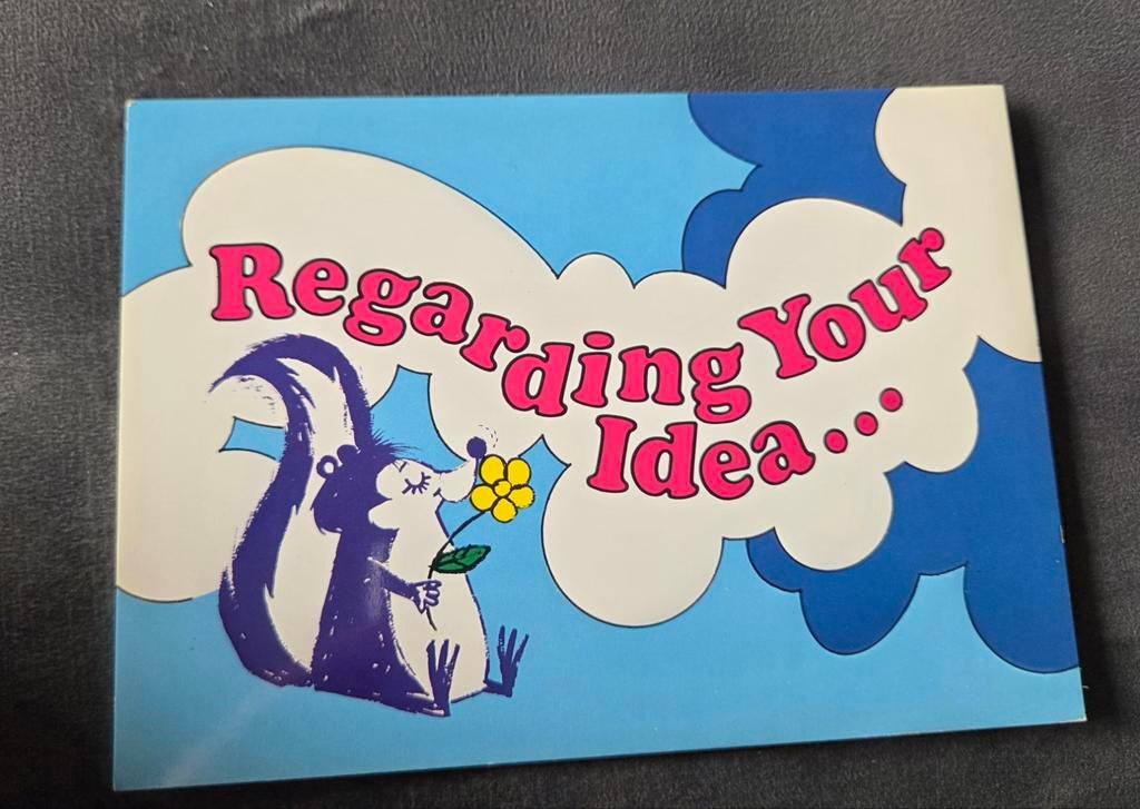 Regarding Your Idea..., Verzenden, Ongelopen, Overige thema's