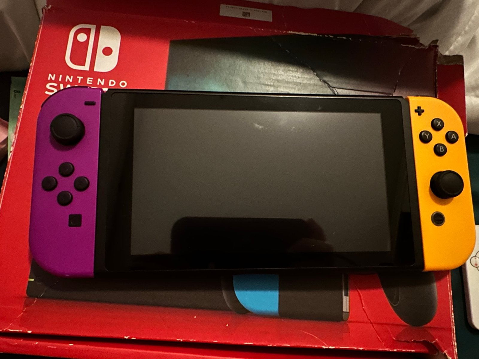 Nintendo Switch V2 2019 + 4 Joy-Cons +2 Mario Party games, Ophalen, Gebruikt, Overige genres, Eén computer