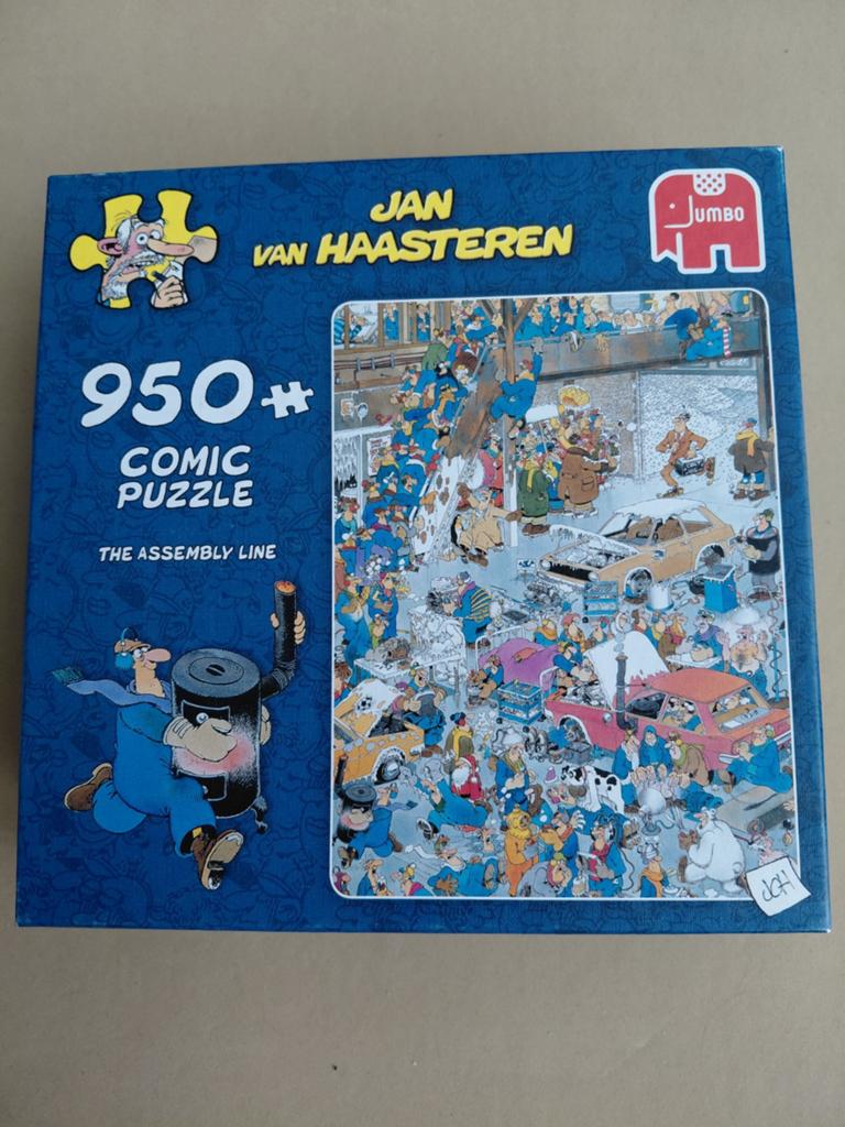 Jan van Haasteren The Assembly Line - 950 Stukjes, Ophalen of Verzenden, 500 t/m 1500 stukjes, Zo goed als nieuw, Legpuzzel