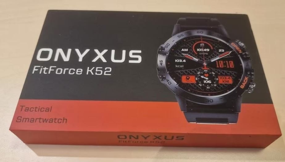 ONYXUS FitForce K52 Tactical Smartwatch NIEUW, Zwart, Afstand, Nieuw, Ophalen of Verzenden