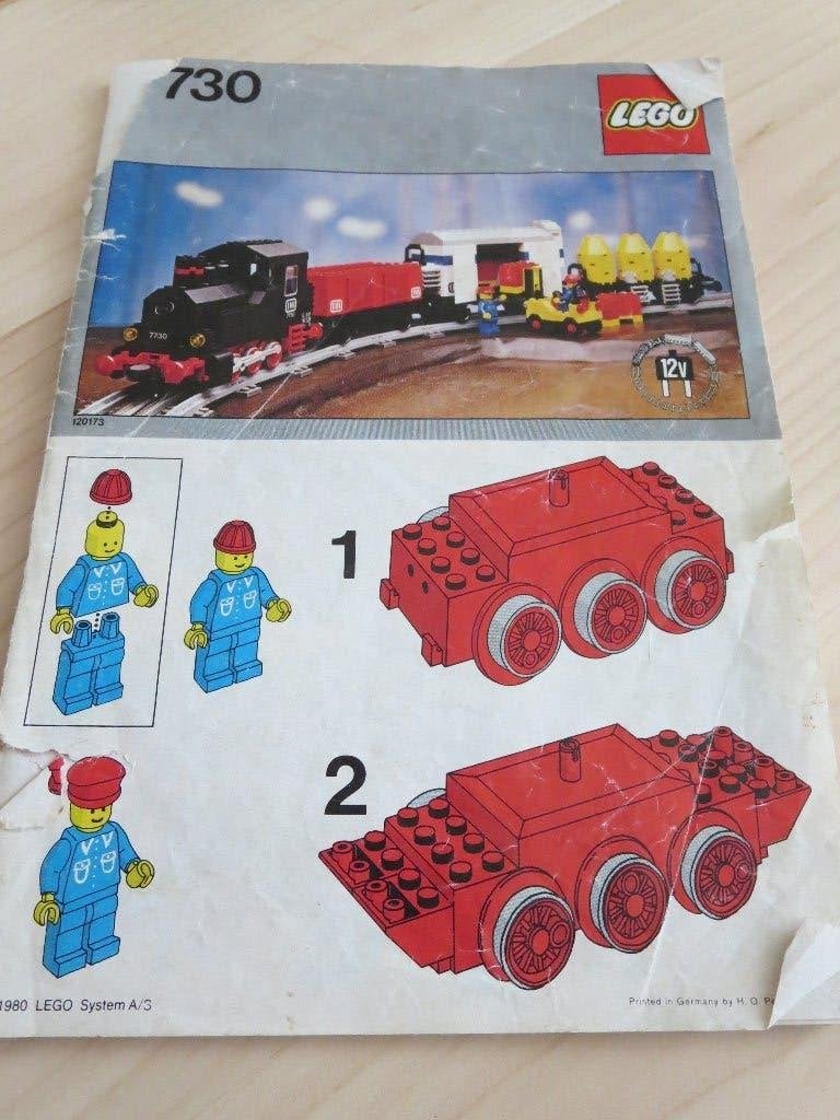 12V Rails Trein Instructieboekje 7730, Kinderen en Baby's, Gebruikt, Overige thema's, Lego, Overige typen