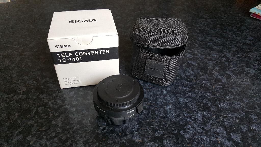 Sigma TC-1401 1.4x Teleconverter (met accessiores), Ophalen of Verzenden, Gebruikt, Toebehoren