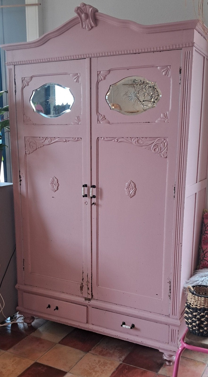 Brocante kast - opknapper met charme, Antiek en Kunst, Ophalen