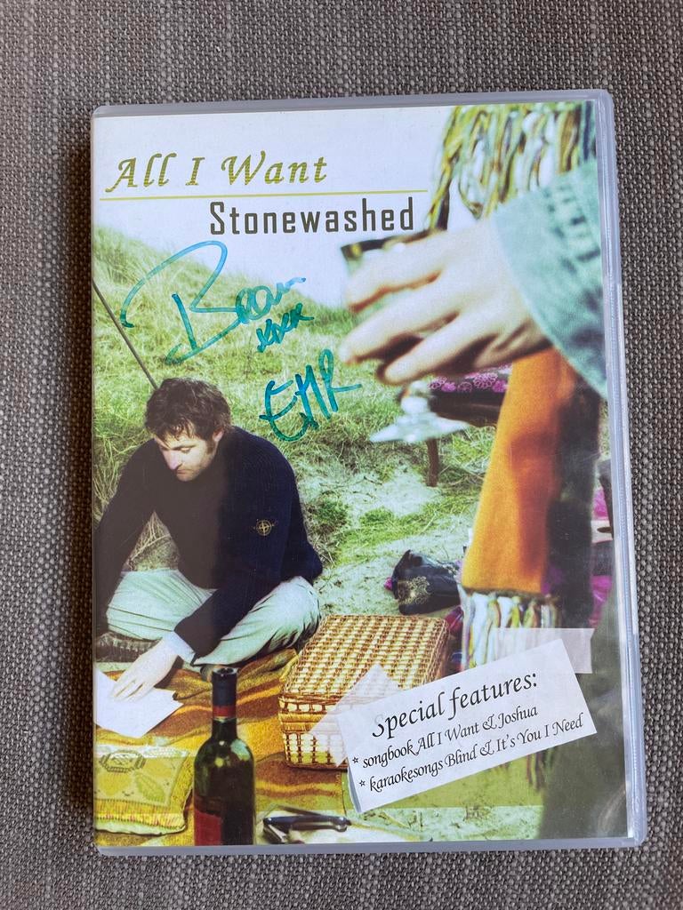 Stonewashed - All I Want (Gesigneerd), Alle leeftijden, Ophalen of Verzenden, Zo goed als nieuw, Muziek en Concerten