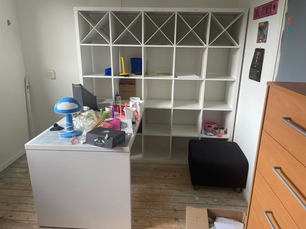Kallax 5x5, Huis en Inrichting, Kasten | Boekenkasten, Ophalen, Gebruikt, 50 tot 100 cm, Minder dan 100 cm
