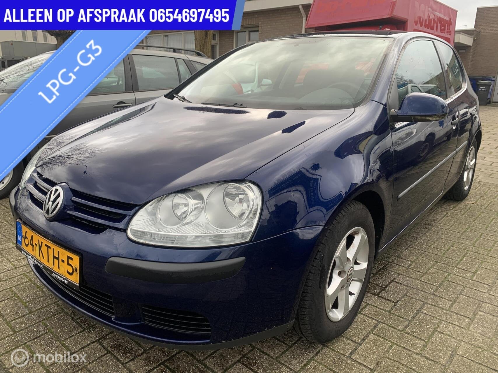 Volkswagen Golf 1.4 AIRCO LPG / G3 APK 16-01-2026, Auto's, Volkswagen, Voorwielaandrijving, Gebruikt, Zwart, 4 cilinders