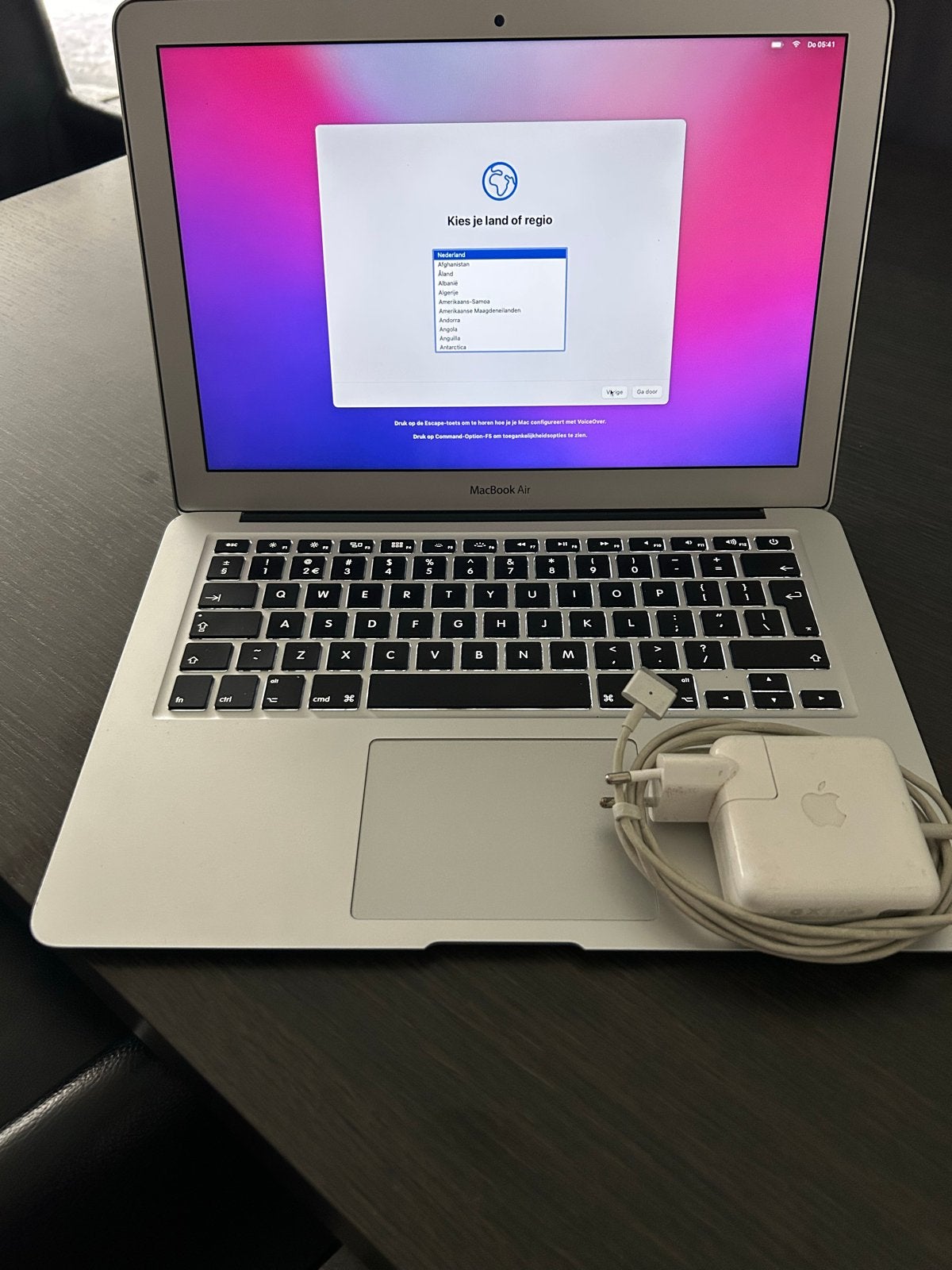 MacBook Air 13 inch - A1466, Computers en Software, Ophalen, Gebruikt, Qwerty, 13 inch