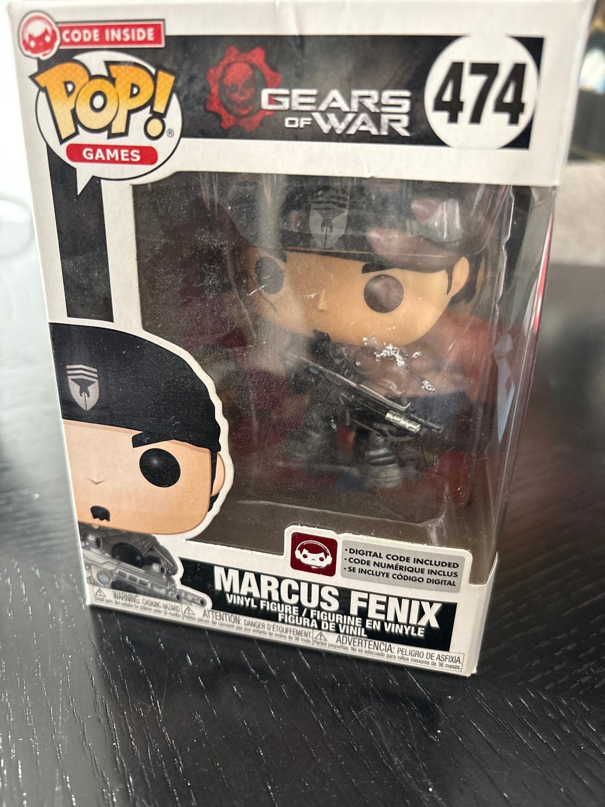 Funko Pop! Gears of War Marcus Fenix #474, Ophalen, Zo goed als nieuw