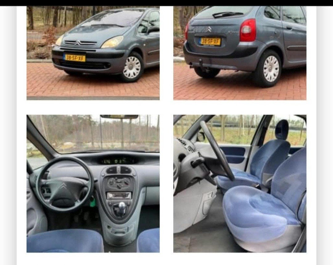 Citroën Xsara 1.6 I 16V Picasso 2005 Grijs, Auto's, Voorwielaandrijving, Xsara, 4 cilinders, 1200 kg