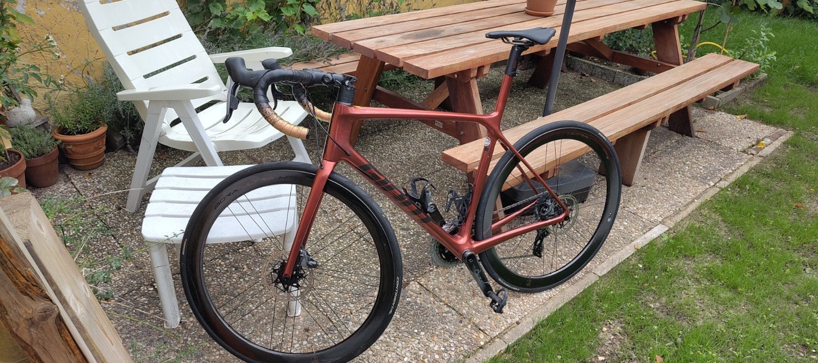 Giant TCR Advanced SL 2022 (ML) met SRAM Force eTap D1, Ophalen, 28 inch, Carbon, Heren