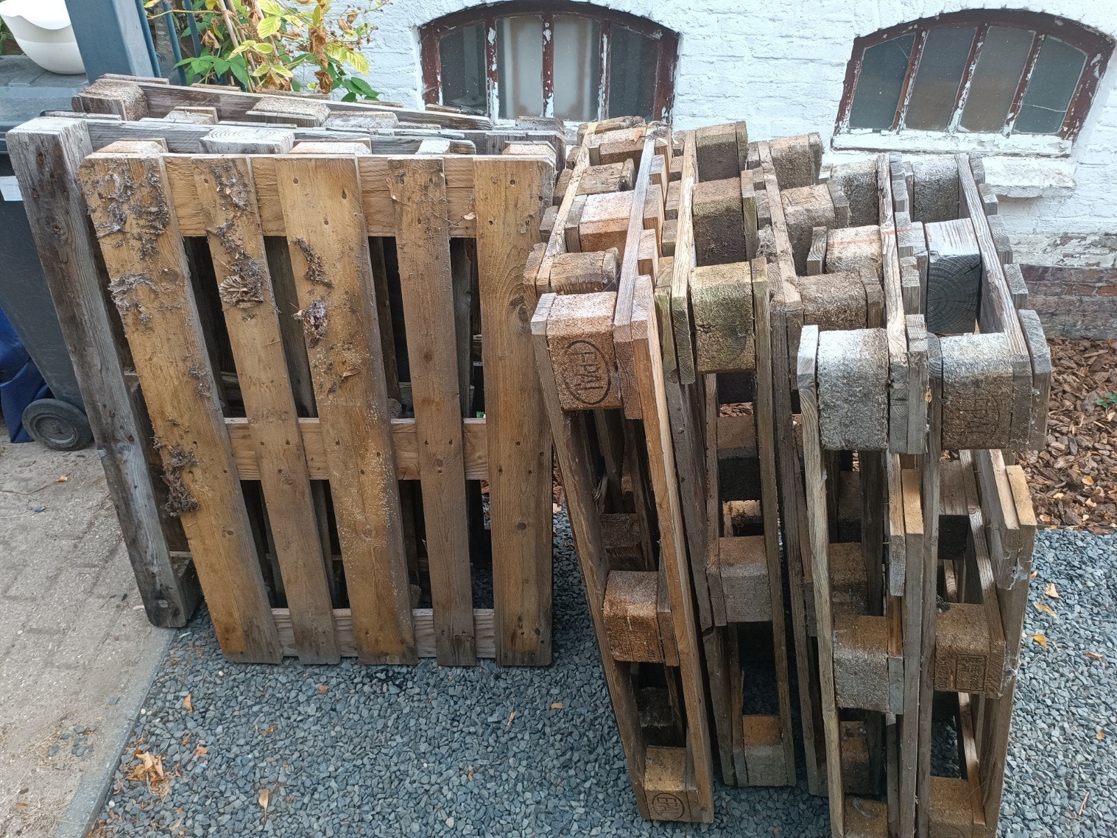 10x euro pallets. Lees tekst!, Doe-het-zelf en Verbouw, Hout en Planken, Ophalen, Overige houtsoorten, Minder dan 200 cm, Pallet