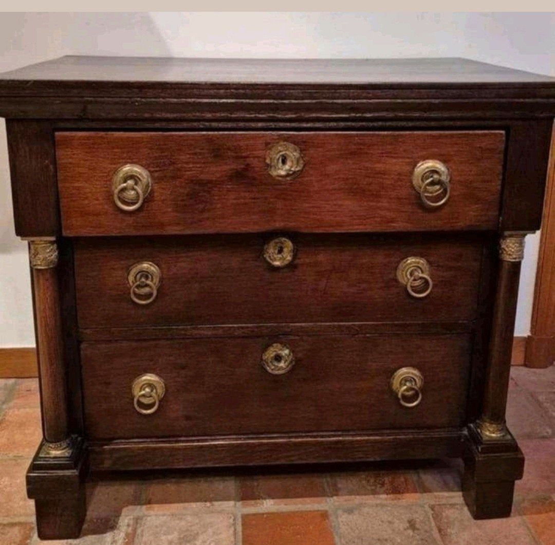 Zeer fraaie Antiek drentse ladekast, dressoir, commode kast, Ophalen of Verzenden