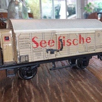 antieke blikken spoortrein Märklin 1932, spoor 0 (R920), Ophalen of Verzenden