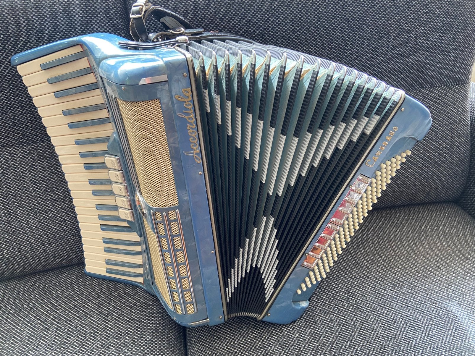 Accordiola, Muziek en Instrumenten, Gebruikt, Met koffer, Accordiola, 120-bas