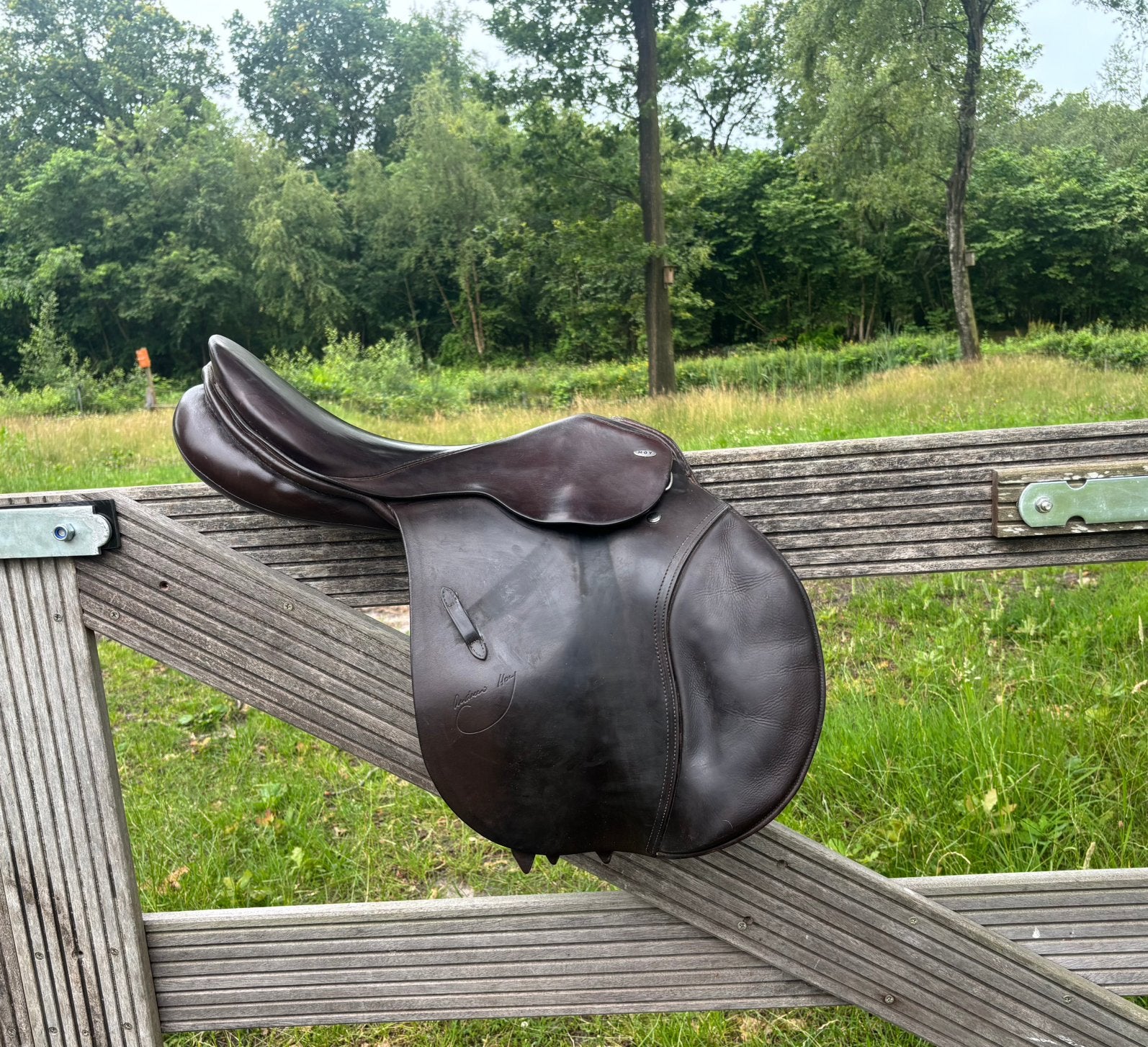 Passier springzadel 17,5 inch, Ophalen of Verzenden, Zo goed als nieuw, Passier, Springen