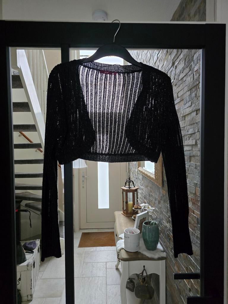 Te koop zwart dames bolero vestje, merk Mexx, maat M., Maat 38/40 (M), Mexx, Zwart, Ophalen of Verzenden
