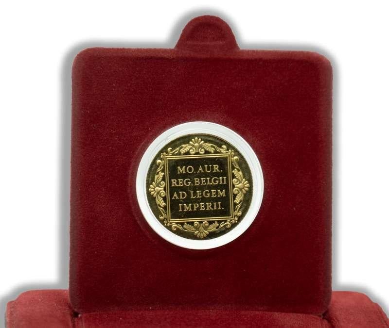 Nederland Gouden Dukaat 1986 in cassette, Ophalen of Verzenden, Goud
