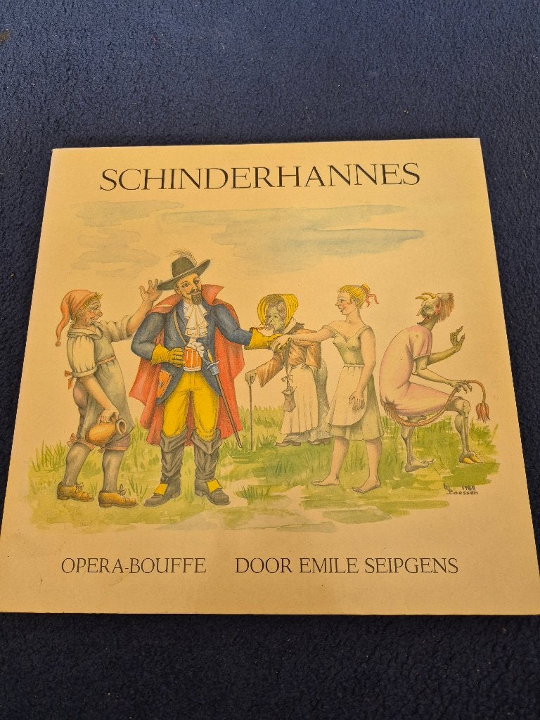 OPHALEN: 2LP Schinderhannes Opera-Bouffe Roermonds Koor, Ophalen, Zo goed als nieuw, Overige formaten, LP