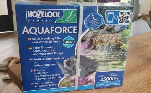 Hozelock Cyprio Aquaforce 30W Vijverfilter en Watervalpomp, Ophalen of Verzenden, Nieuw, Vijverfilter