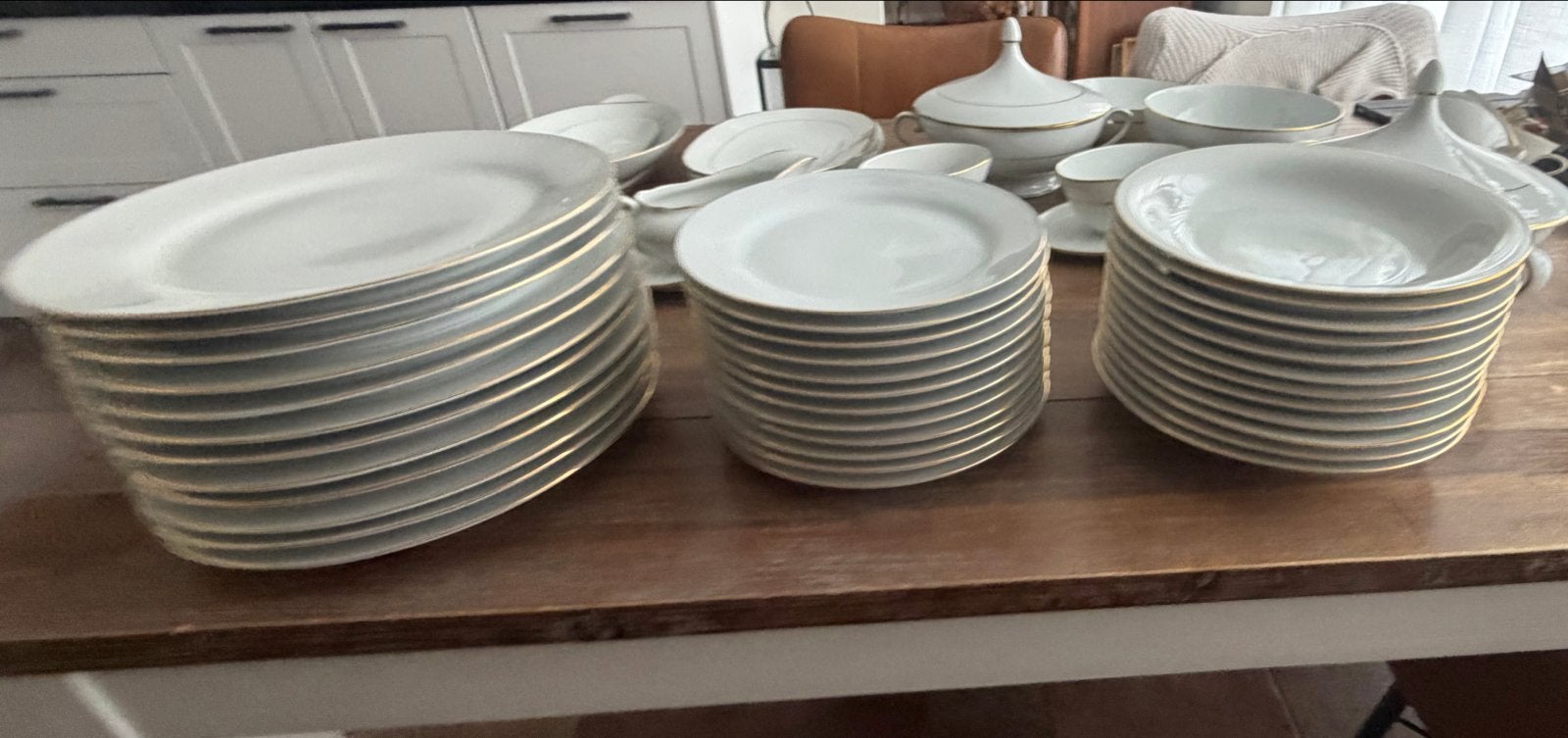 Tirschenreuth Porseleinen Servies - Wit  12 persoons, Ophalen