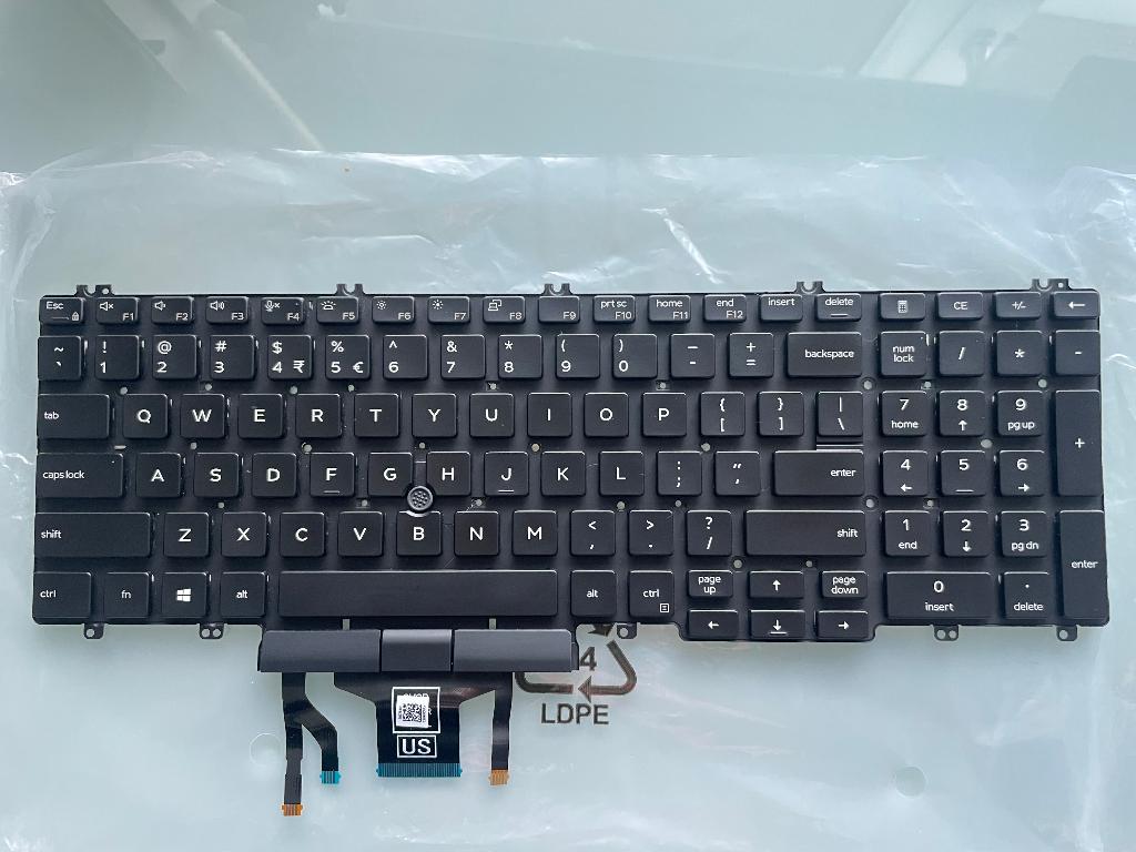 Toetsenboard Dell Latitude 550/5501/5510/5511, Ophalen of Verzenden, Zo goed als nieuw, Qwerty, Onbekend