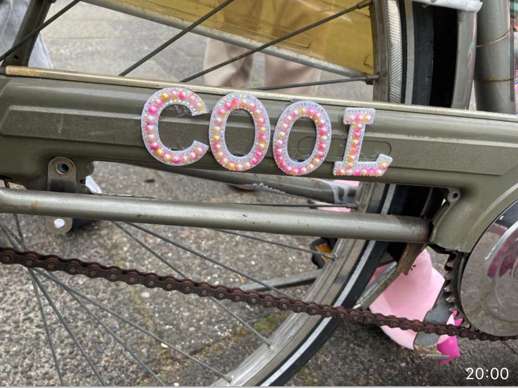 Roze fiets, Ophalen, Gebruikt, 16 inch