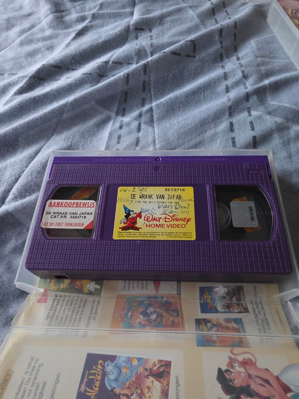 De Wraak van Jafar - Disney VHS (Nederlands gesproken), Nederlands ondertiteld, Gebruikt, Alle leeftijden, Kinderfilm