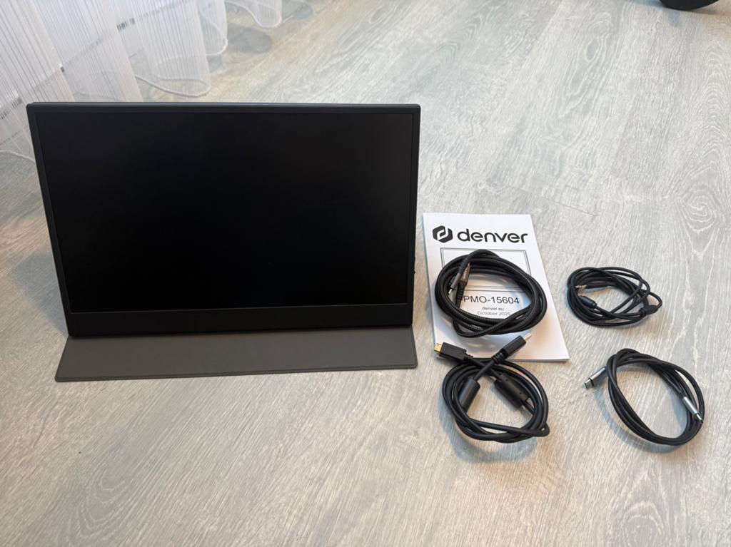 Denver  15.6” portable monitor  zo goed als nieuw, Computers en Software, Monitoren, IPS, Full HD, Ophalen of Verzenden, Zo goed als nieuw