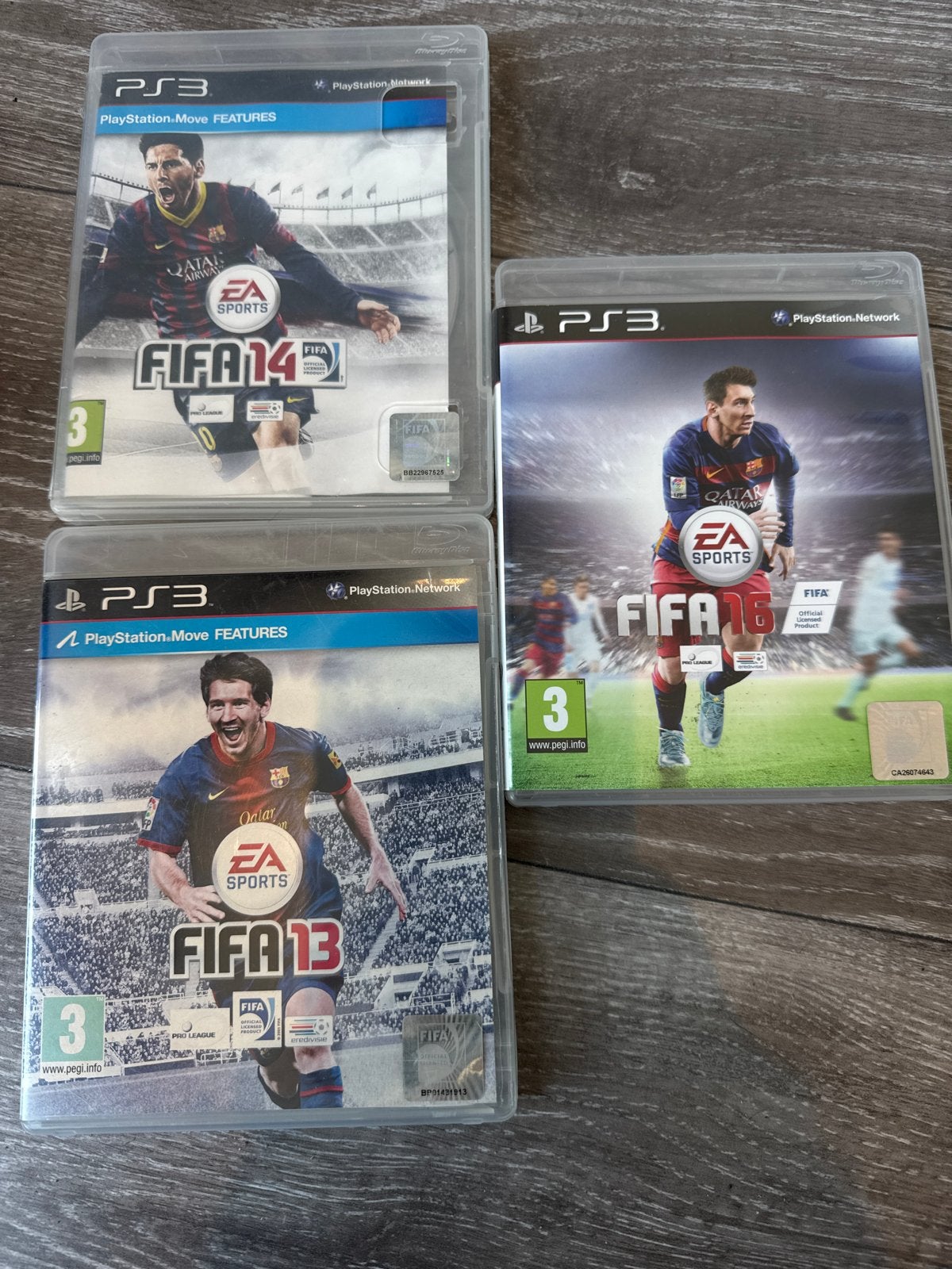FIFA 13, 14 en 16 voor PlayStation 3 (PS3) - Voetbalgames, Spelcomputers en Games, Games | Sony PlayStation 3, Gebruikt, Sport