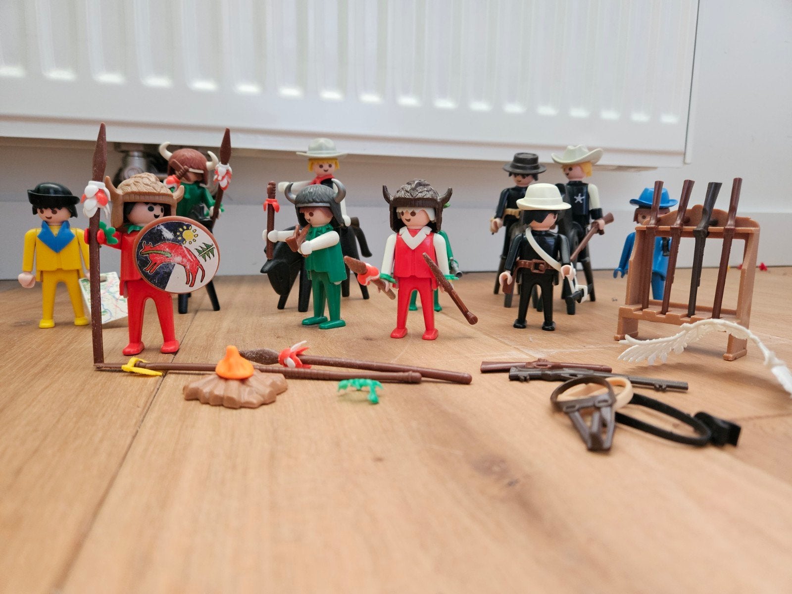 Playmobil Western Figuren en Accessoires Indianen & Cowboys, Gebruikt, Complete set, Figuren, Historisch