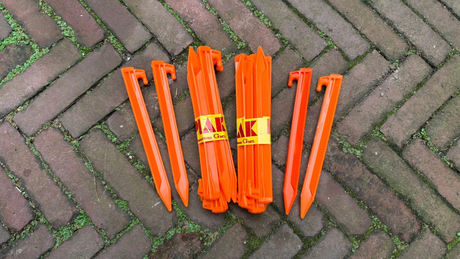 Tentharing Plastic, oranje, Verzenden, Nieuw